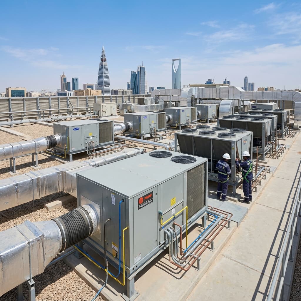 مكيفات الباكج (الوحدات المجمّعة) Rooftop Packaged